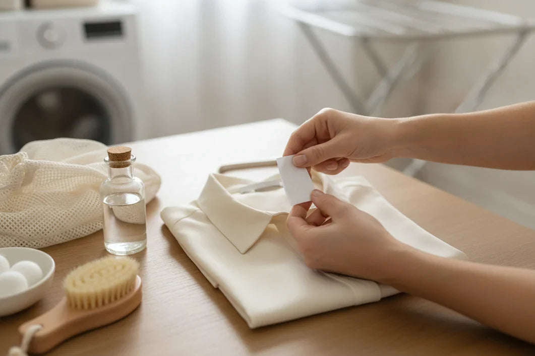 Silk Care Labels: What to Check Before You Order