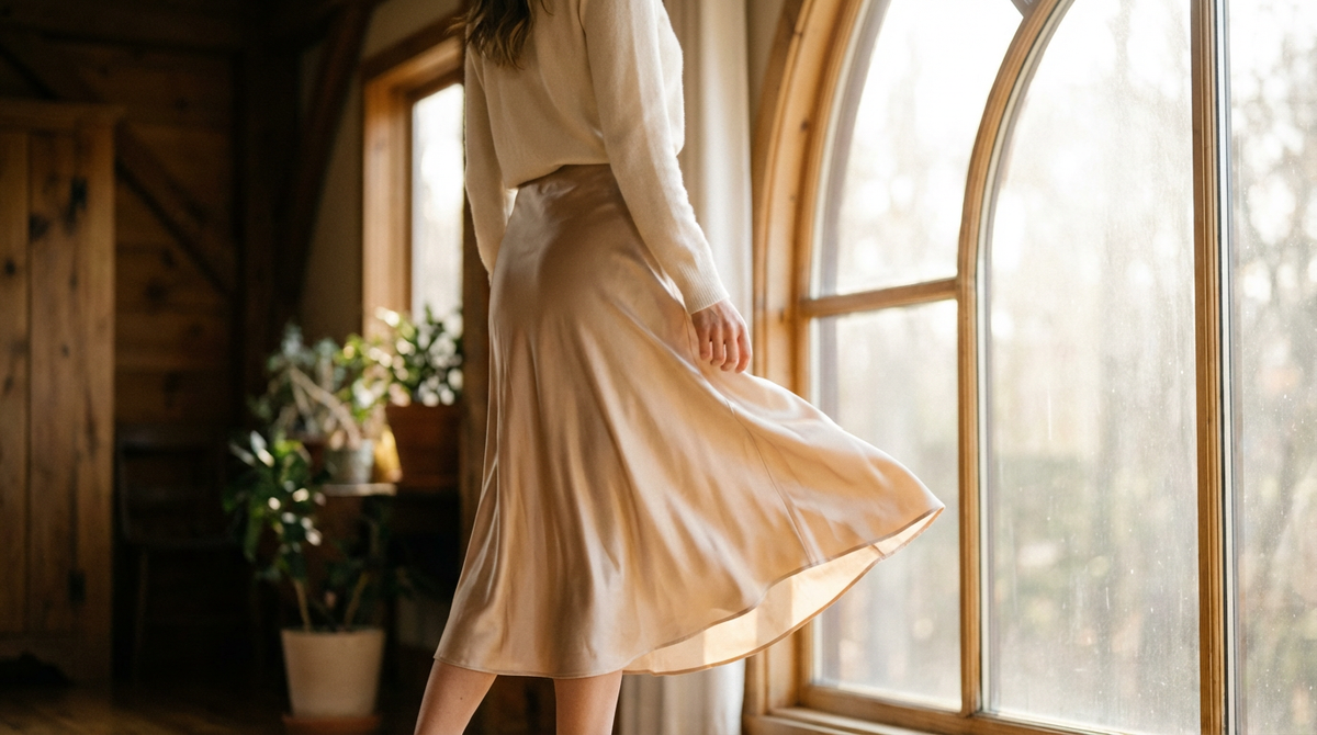 How to Deal with Static Cling on a Silk Dress or Skirt
