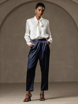 [Dark Blue] SilkSilky  Women's Pants 001