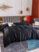 [Black] SilkSilky  Duvet Covers 004
