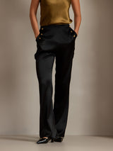 [Black] SilkSilky  Women's Pants 001