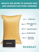 [Wine] SilkSilky  19Momme Pure Silk Pillowcase 005