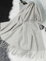 [Light Gray] SilkSilky  Scarf 006