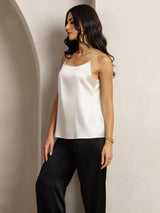 [Light Gray] SilkSilky  Spaghetti Strap Camisole Top 005