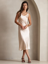 [Champagne] SilkSilky  Sleeveless Dress 003