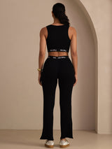 [Black] SilkSilky  Women's Pants 004