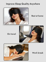 [Black] SilkSilky  Eye Mask 006