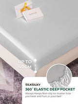 [Silver] SilkSilky  25Momme Bedding Set 004