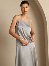 [Griffin Gray] SilkSilky  Spaghetti Strap Camisole Top 001