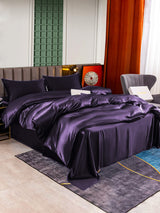 [Deep Purple] SilkSilky  22Momme Bedding Set 002
