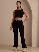 [Black] SilkSilky  Women's Pants 003