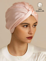 [Pink] SilkSilky  Sleep Cap 001