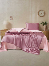 [PaleMauve+LightPink] SilkSilky  25Momme Bedding Set 002