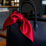 [Red] SilkSilky  Scarf 001