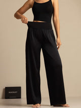 [Black] SilkSilky  Women's Pants 001