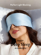 [Light Blue] SilkSilky  Eye Mask 003