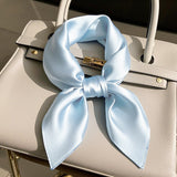 [Light Blue] SilkSilky  Scarf 001