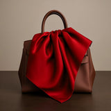 [Red] SilkSilky  Scarf 002