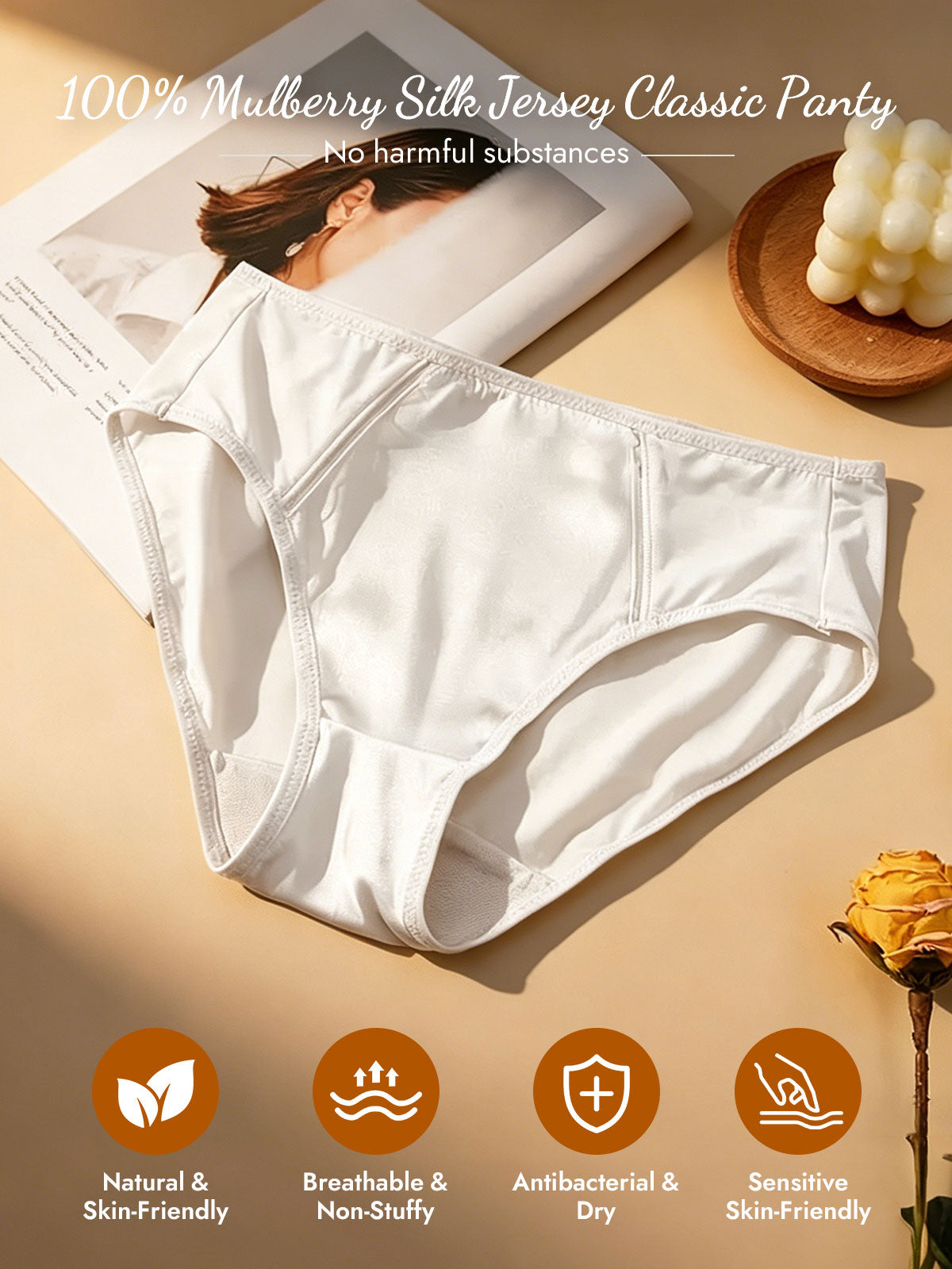 [White] SilkSilky  Panty 002