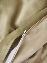 [Beige+Khaki] SilkSilky  19Momme Bedding Set 007