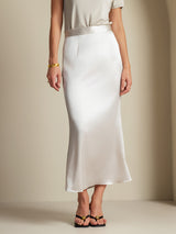 [Light Gray] SilkSilky  Skirt 001