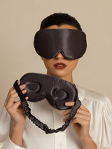 [Dark Gray] SilkSilky  Eye Mask 001