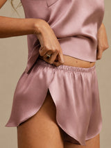 [Pale Mauve] SilkSilky  Spaghetti Strap Camisole Set 006