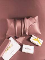 [Pale Mauve] SilkSilky  22Momme Pillowcase 005
