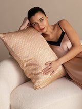 [Yellow Heart Geo] SilkSilky  Pillowcases 001