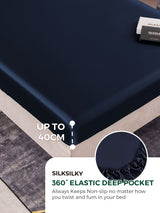 [Dark Blue] SilkSilky  25Momme Bedding Set 004