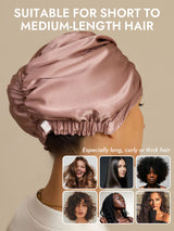 [Pale Mauve] SilkSilky  Sleep Cap 005
