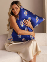 [Navy Seahorse] SilkSilky  Pillowcases 002