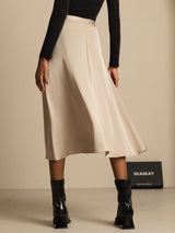 [Tan] SilkSilky  Skirt 004