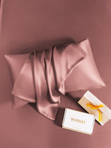 [Pale Mauve] SilkSilky  19Momme Pillowcase 005