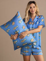 [Blue Fish] SilkSilky  Pillowcases 001