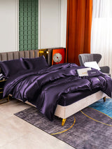 [Deep Purple] SilkSilky  22Momme Bedding Set 003