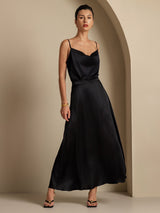 [Black] SilkSilky  Skirt 004