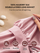 [Pink] SilkSilky  Sleep Cap 002