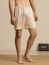 [Champagne] SilkSilky  Men's Sleep Shorts 003