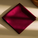 [Dark Red] SilkSilky  Scarf 004