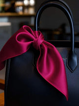 [Dark Red] SilkSilky  Scarf 001