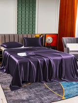 [Deep Purple] SilkSilky  22Momme Bedding Set 004