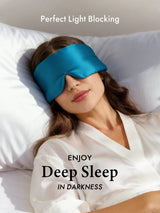 [Teal] SilkSilky  Eye Mask 003