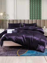 [Deep Purple] SilkSilky  22Momme Bedding Set 001