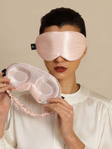 [Pink] SilkSilky  Eye Mask 001