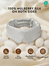 [Silver] SilkSilky  Eye Mask 002