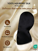 [Black] SilkSilky  Eye Mask 003