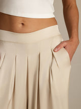[Beige] SilkSilky  Women's Pants 004