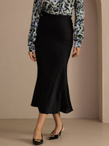[Black] SilkSilky  Skirt 001
