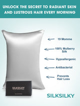 [Silver] SilkSilky Pillowcase 003